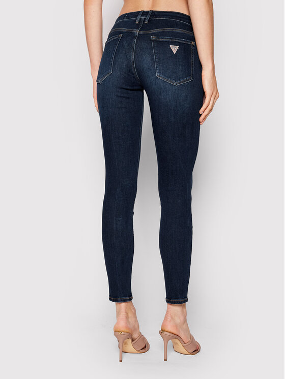 Guess Guess Τζιν Annette W2YA99 D4Q03 Σκούρο μπλε Skinny Fit