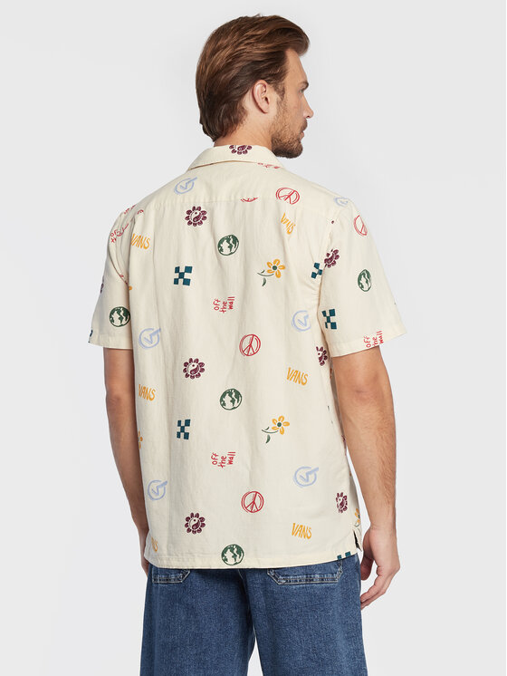 Vans Vans Košulja In Our Hands VN0A7SFA Bež Classic Fit