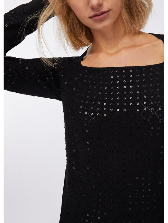 Liu Jo Liu Jo Maglione CF5027MS18F22222 Nero Slim Fit