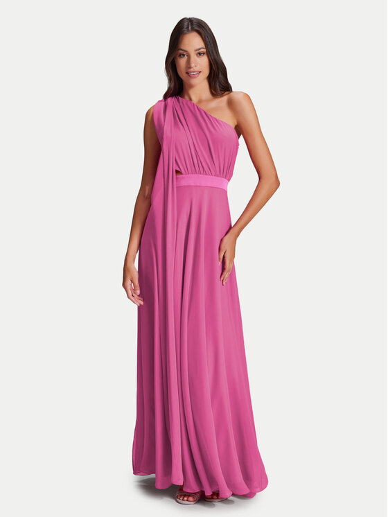 Swing Swing Večerní šaty 5AG22400 Růžová Regular Fit