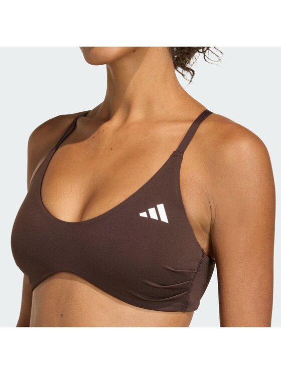 adidas adidas Biustonosz sportowy 159349 Brązowy