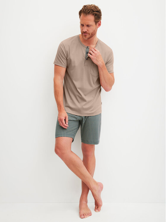 Calida Calida Pigiama 47381 Beige Regular Fit