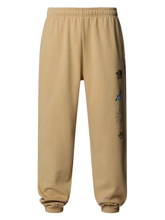 The North Face The North Face Παντελόνι φόρμας Unisex Mountain Cleanup NF0A8C2W Μπεζ Relaxed Fit
