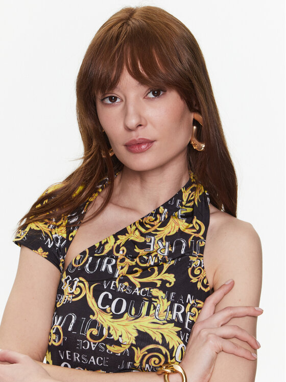 Versace Jeans Couture Versace Jeans Couture Blusa 74HAM204 Nero Regular Fit