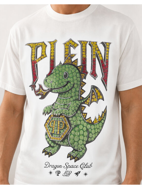 PHILIPP PLEIN PHILIPP PLEIN T-Shirt 31081 Bílá Regular Fit