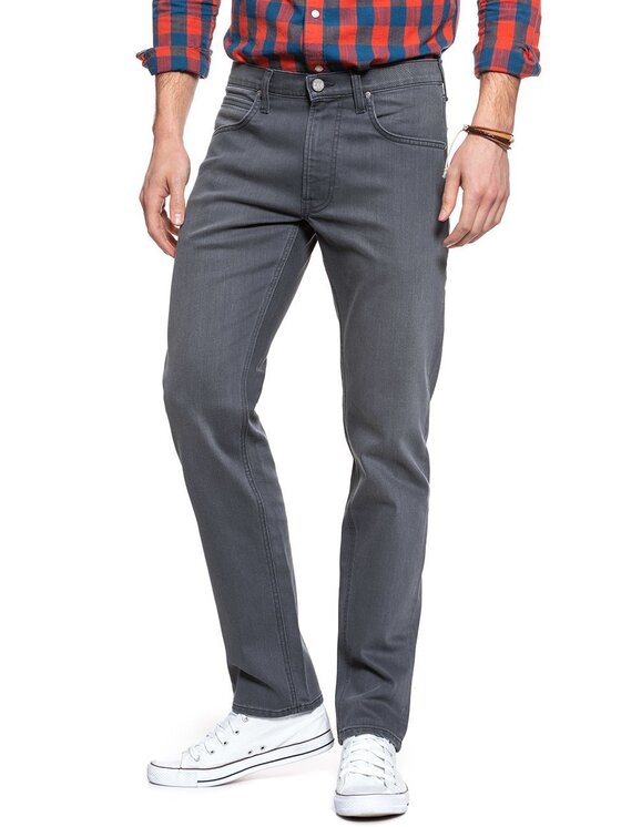 Lee Lee Jeans DAREN ZIP FLY Grigio Straight Fit