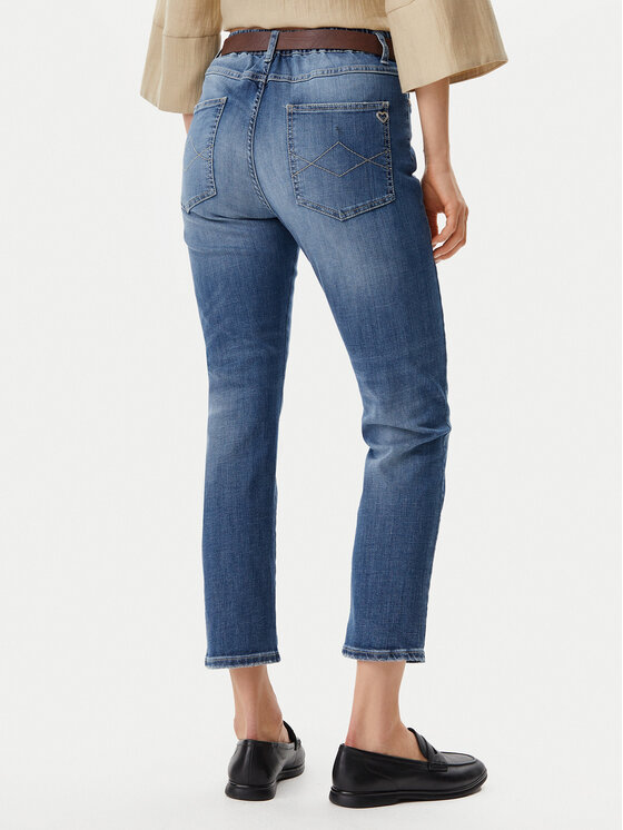 Please Please Jeans P2TDBQ2W5L Blu Straight Leg