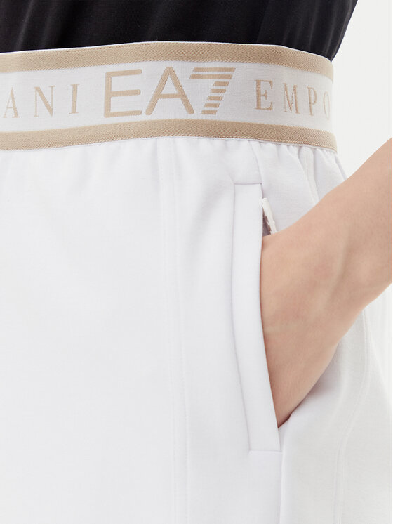 EA7 Emporio Armani EA7 Emporio Armani Szorty sportowe 7W000280 AF12501 U0002 Biały Regular Fit