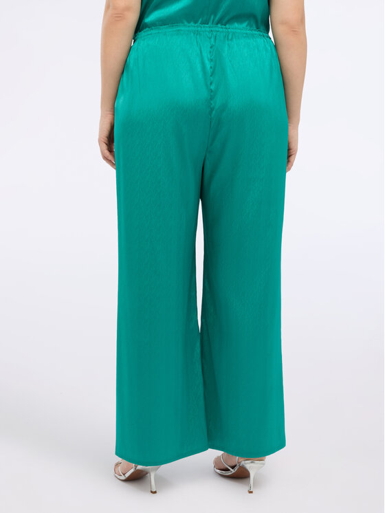 Fiorella Rubino Fiorella Rubino Pantaloni di tessuto P181T005027N024 Turchese Over Fit
