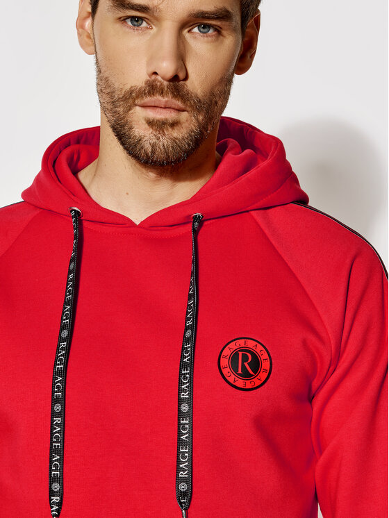 Rage Age Rage Age Анцуг Harrier Zip 2 Червен Slim Fit