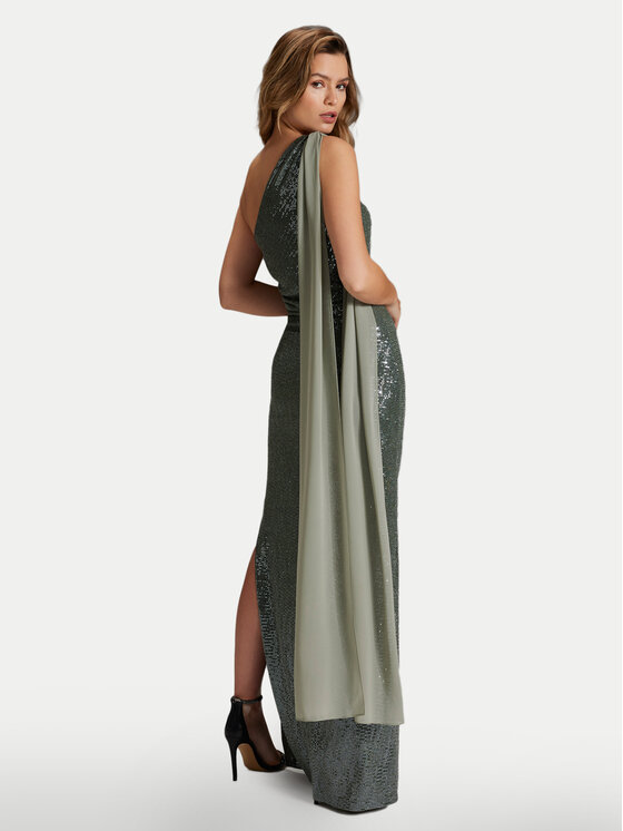 Swing Swing Estélyi ruha 5AH15400 Zöld Slim Fit