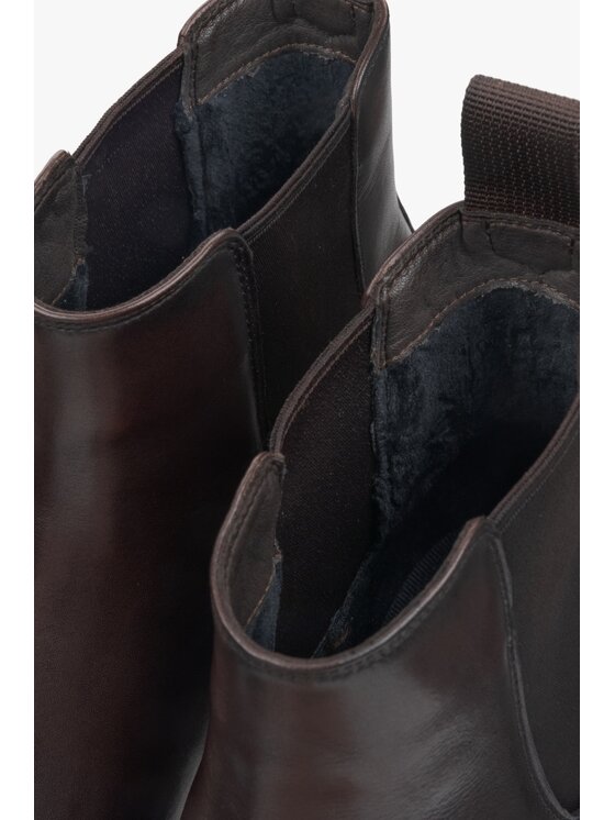 Estro Estro Členková obuv s elastickým prvkom ER00116139 Hnedá