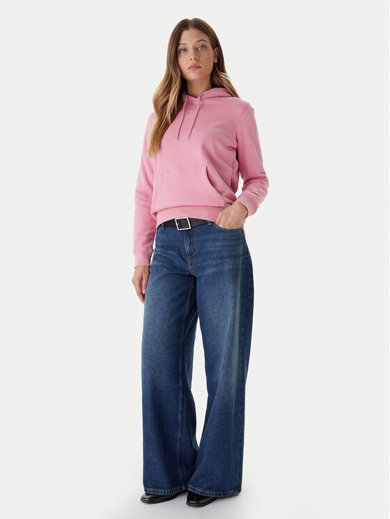 Tommy Jeans Tommy Jeans Суитшърт Linear DW0DW21963 Розов Regular Fit