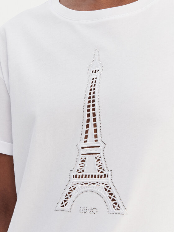 Liu Jo Liu Jo T-shirt WA6413 JS904 Bianco Regular Fit