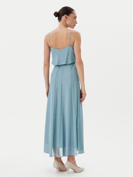 TWINSET TWINSET Sukienka letnia 251TP2412 Niebieski Regular Fit