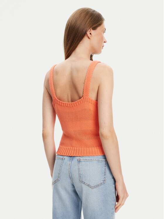 United Colors Of Benetton United Colors Of Benetton Top 1898DH018 Oranžová Relaxed Fit