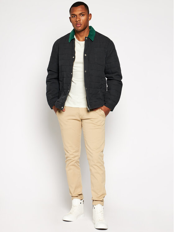 Converse Converse Džinsa jaka Saffron 10019460-A02 Melns Regular Fit