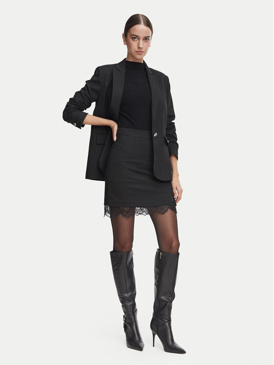 Morgan Morgan Cпідниця-міні 262-JBOK.F Чорний Slim Fit