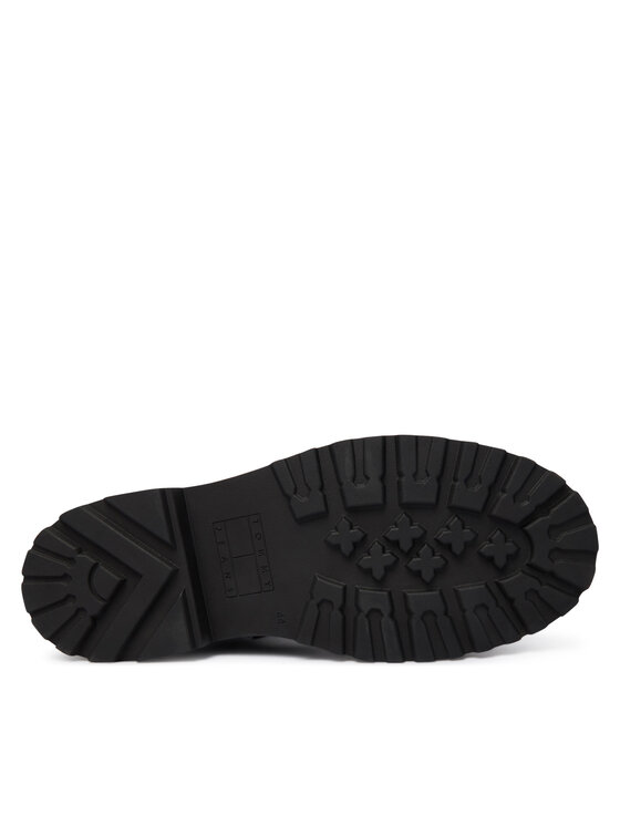 Tommy Jeans Tommy Jeans Черевики Tjm Lace Up Boot Leather EM0EM01629 Чорний