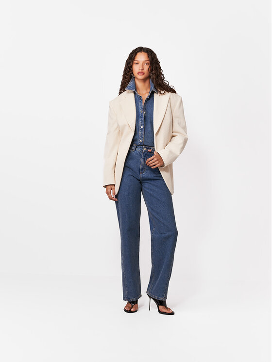 La Mania La Mania Jeansy TWIST Niebieski Basic Fit
