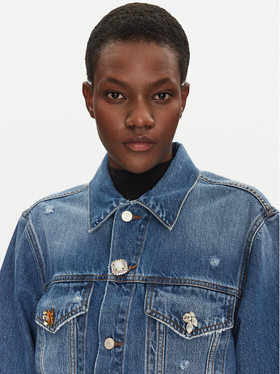 ViCOLO ViCOLO Дънково яке DD5216 Тъмносин Regular Fit