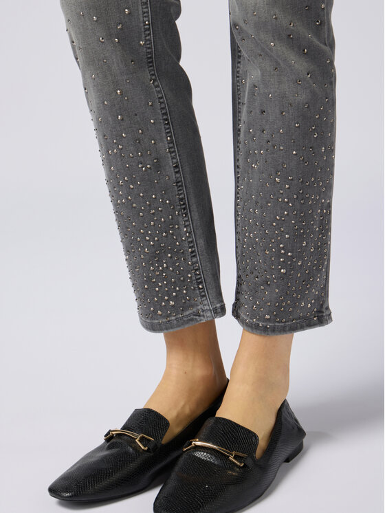 Oltre Oltre Jeans P548R008402N003 Grigio Baggy Fit