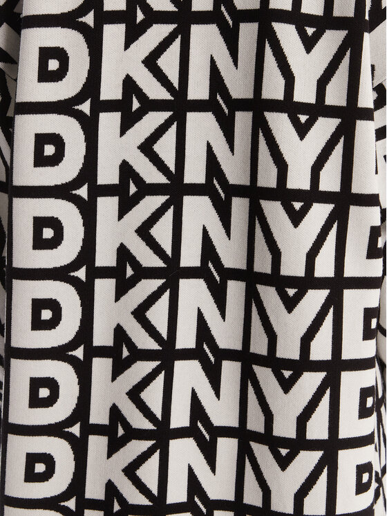 DKNY DKNY Strickjacke P5MXAX88 Écru Relaxed Fit