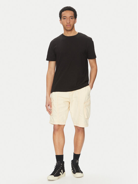 Alpha Industries Alpha Industries Szorty jeansowe Canvas Acid 156259 Biały Regular Fit