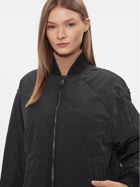 Weekend Max Mara Weekend Max Mara Bomber Norel 2415481051 Nero Relaxed Fit