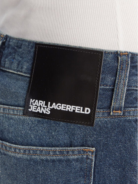 Karl Lagerfeld Jeans Karl Lagerfeld Jeans Jeans hlače A3W10079 Modra Wide Leg