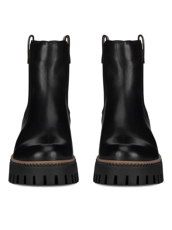 MEXX MEXX Kotníková obuv s elastickým prvkem MICP1710643W Černá