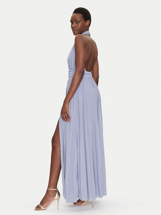 Fracomina Fracomina Abendkleid FQ25SD3010W799Q7 Blau Regular Fit