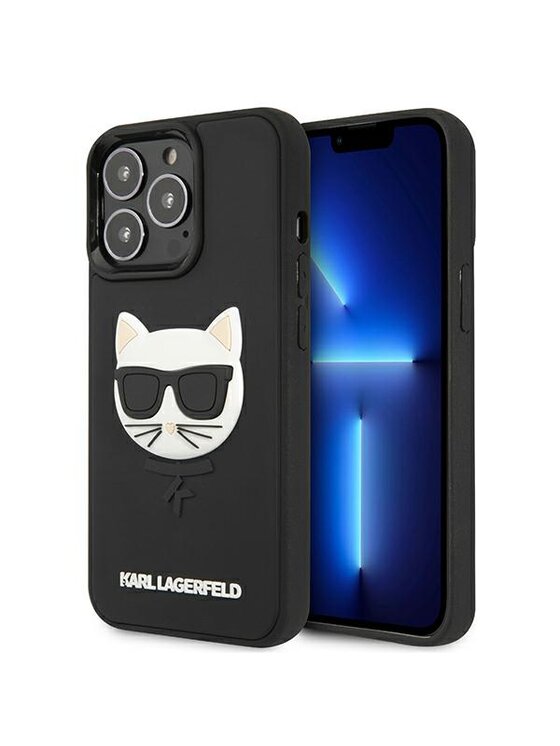 Etui na telefon KARL LAGERFELD, Czarne, iPhone 13 Pro