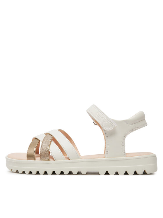 Geox Geox Sandále J Sandal Coralie Gir J356EA 054AJ C0588 D Biela