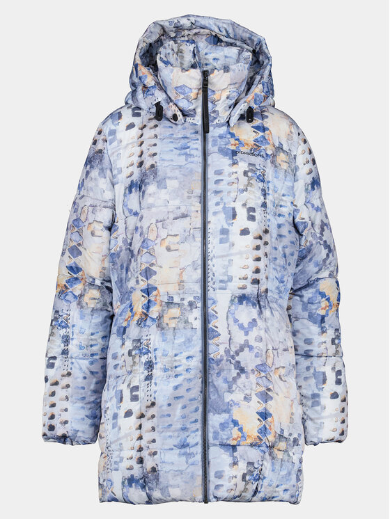 Didriksons Didriksons Parka Sia Aop Wns Parka 504810 Kék Standard Fit