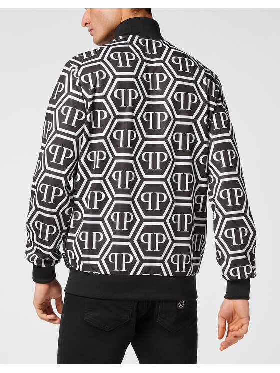 PHILIPP PLEIN PHILIPP PLEIN Bluza 20639 Czarny Jegging Fit