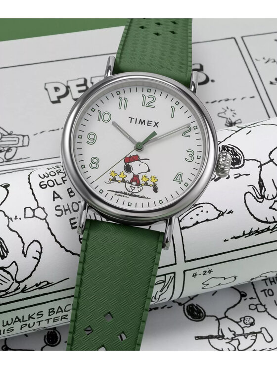 Timex Timex Zegarek TW2W78900 Zielony