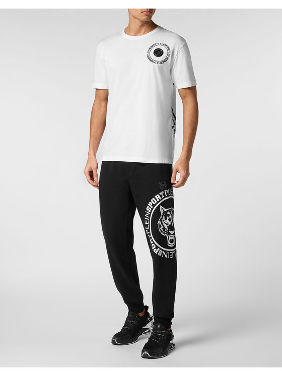 Plein Sport Plein Sport T-Shirt 14195 Biały Regular Fit