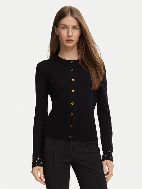 Marciano Guess Marciano Guess Pletena jopica G6BR15 Z1598 Črna Regular Fit