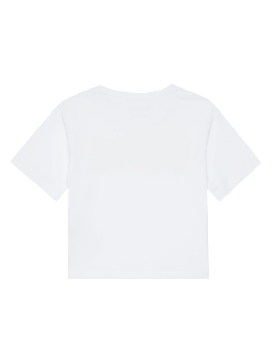 Guess Guess Tricou J5YI47 K8HM4 Alb Relaxed Fit