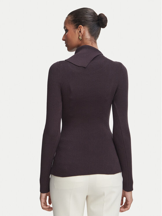 Rinascimento Rinascimento Džemperis CFM0012355003 Tumši brūna Slim Fit