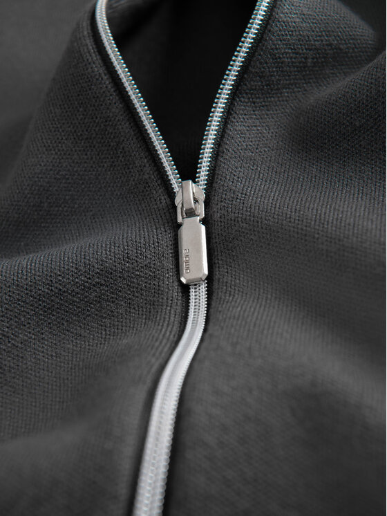 Ombre Ombre Kardigan OM-SWZS-0146 Szary Regular Fit