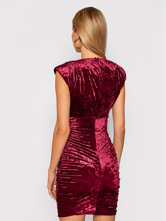 Guess Guess Kokteiļkleita Charlie W1BK19 KATV1 Bordo Slim Fit