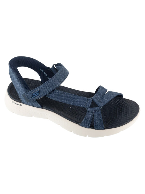Skechers Skechers Sandali Slip-Ins: Go Walk Flex Sandal - Illuminate Blu scuro