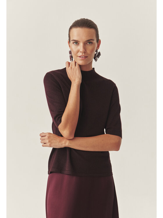 TATUUM TATUUM Sweter LULU Bordowy