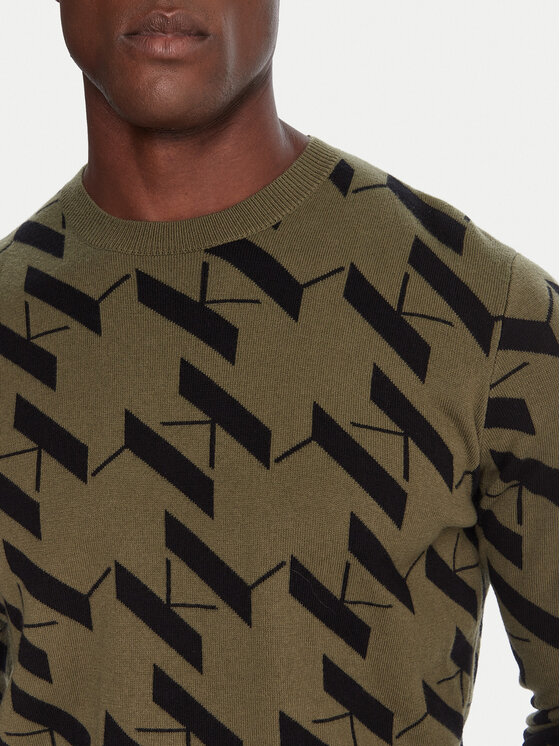 KARL LAGERFELD KARL LAGERFELD Sweater 655022 554305 Zöld Regular Fit