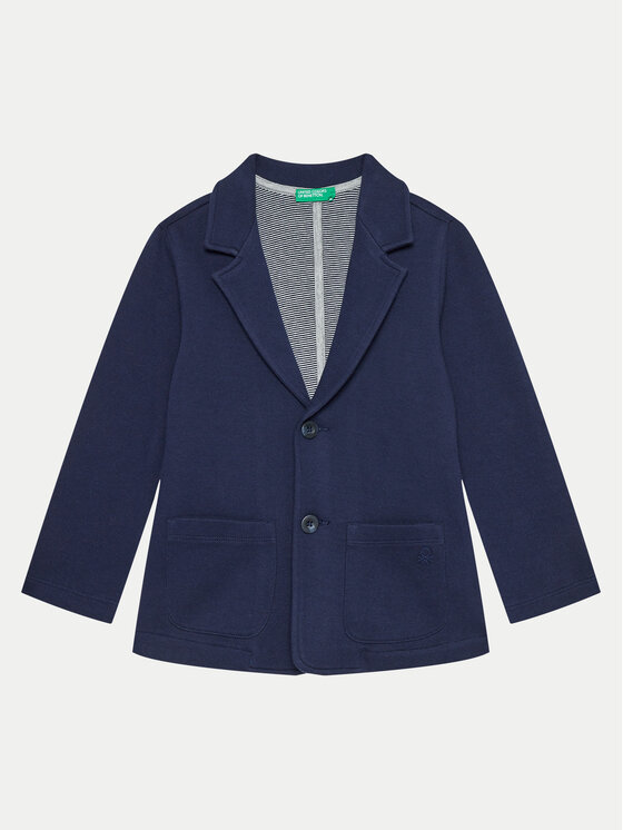 United Colors Of Benetton Giacca da abito 3F1YG600E Blu scuro Regular Fit Modivo