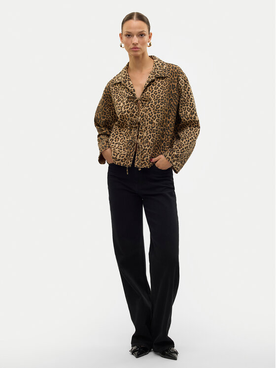 Vero Moda Vero Moda Πουκαμισοτζάκετ Kirby 10327896 Καφέ Regular Fit
