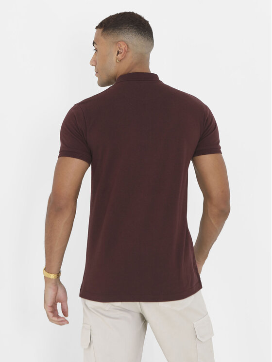 Brave Soul Brave Soul Polo MPS-131TOKITA Tamnocrvena Straight Fit