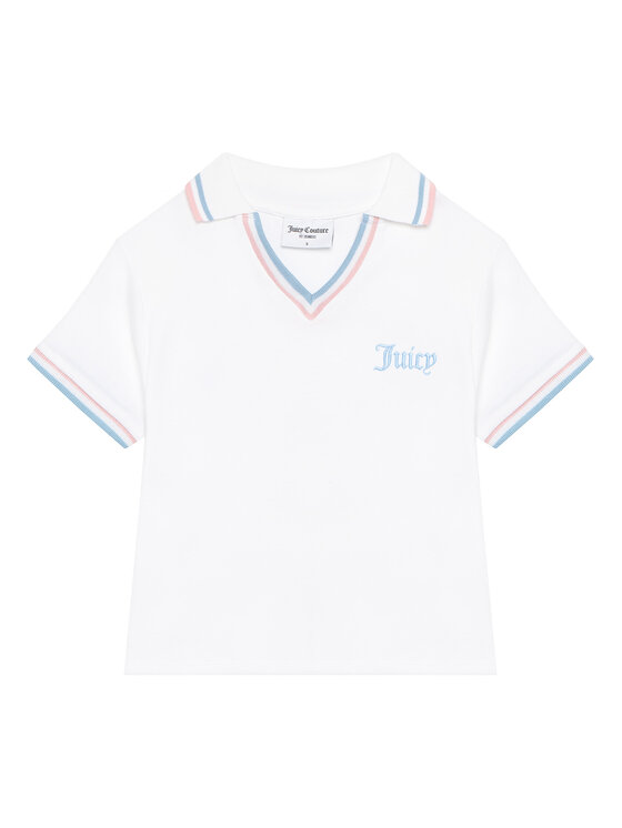 Juicy Couture Juicy Couture Polokošile JCWCT225355 Bílá Regular Fit